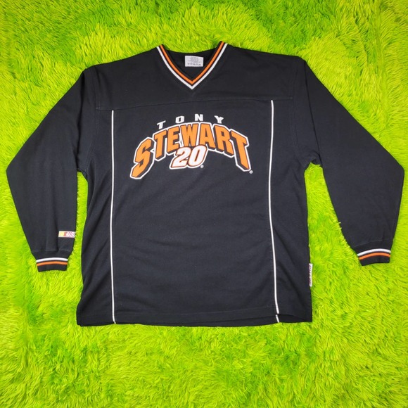 Chase Authentics Other - Chase Authentics Tony Stewart Black V-Neck Pullover Sweater, L